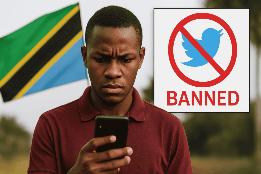 Rede social X bloqueada na Tanzania
